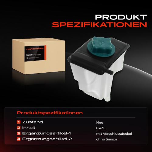 Frankberg 1x Ausgleichsbehälter Kühlmittelbehälter für Volvo S40 I V40 Kombi 2000-2004 Bild Frankberg 1x Ausgleichsbehälter Kühlmittelbehälter für Volvo S40 I V40 Kombi 2000-2004