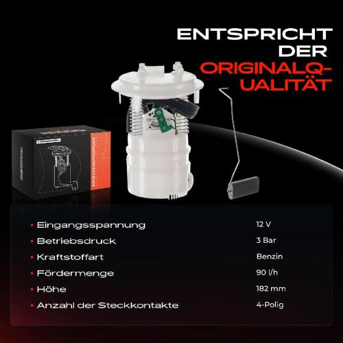 1x Kraftstoffpumpe für Citroën C3 I FC FN C3 Pluriel HB 1.1L 1.4L 1.6L 2002-2010 Bild 1x Kraftstoffpumpe für Citroën C3 I FC FN C3 Pluriel HB 1.1L 1.4L 1.6L 2002-2010