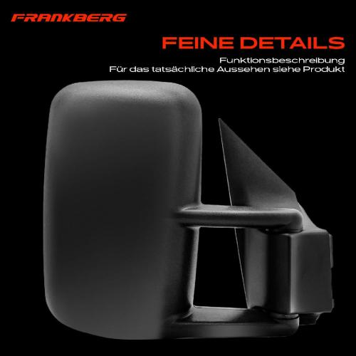 Frankberg 1x Außenspiegel Rechts für VW LT 28-35 II 2DB 2DE 2DK 2D 2.3L 2.5L 2.8L 1996-2006 Bild Frankberg 1x Außenspiegel Rechts für VW LT 28-35 II 2DB 2DE 2DK 2D 2.3L 2.5L 2.8L 1996-2006