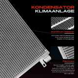 1x Kondensator Klimaanlage für Renault Laguna II BG0/1 Grandtour KG0/1 Clio II BB