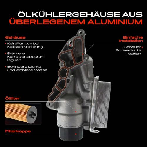 1x ÖlkühlerÖlfilter für Mercedes-Benz W203 W204 S203 S204 C209 C219 Bild 1x ÖlkühlerÖlfilter für Mercedes-Benz W203 W204 S203 S204 C209 C219