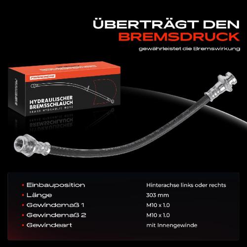 1x Bremsschlauch Bremsschläuche Hinterachse Links oder Rechts für Suzuki Vitara ET SJ X-90 1.0L-2.0L Bild 1x Bremsschlauch Bremsschläuche Hinterachse Links oder Rechts für Suzuki Vitara ET SJ X-90 1.0L-2.0L