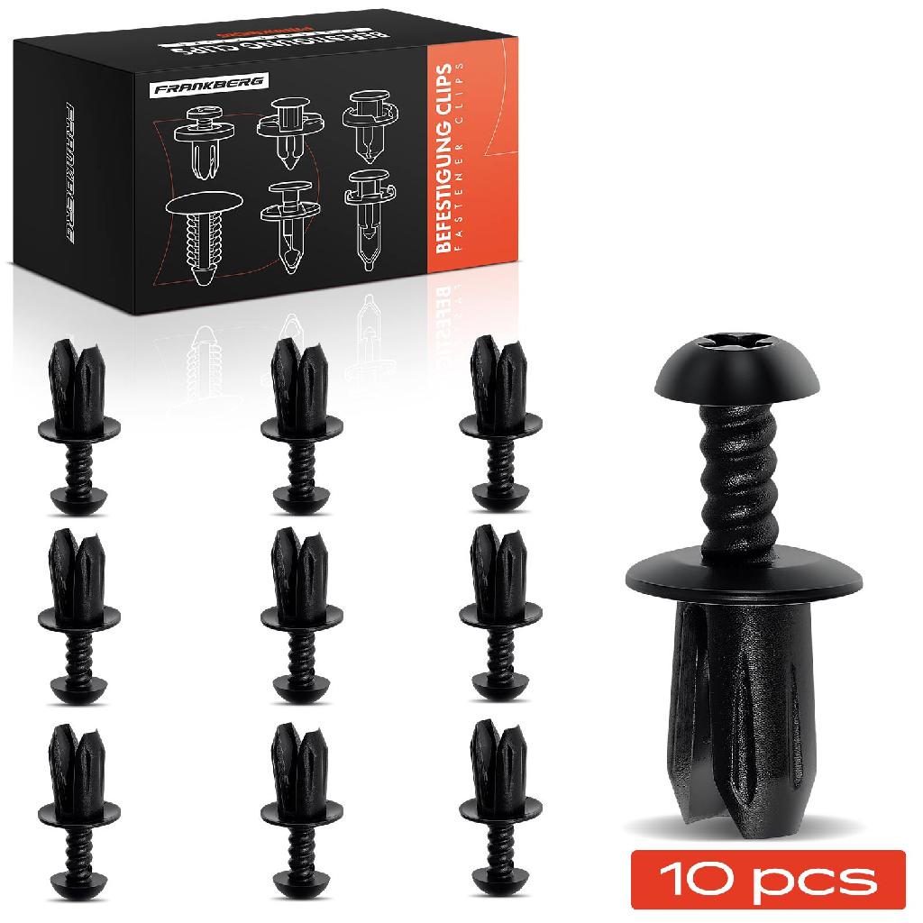 Frankberg 10x Befestigungsclips Motorhaube Kofferraum für BMW E81 E87 F20 F21 E36 E46 E90 MINI R50