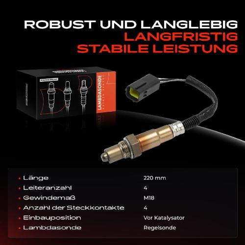 1x Lambdasonde Regelsonde Vor Katalysator für Hyundai Coupe Elantra Stufenheck Matrix Trajet KIA Cerato Bild 1x Lambdasonde Regelsonde Vor Katalysator für Hyundai Coupe Elantra Stufenheck Matrix Trajet KIA Cerato