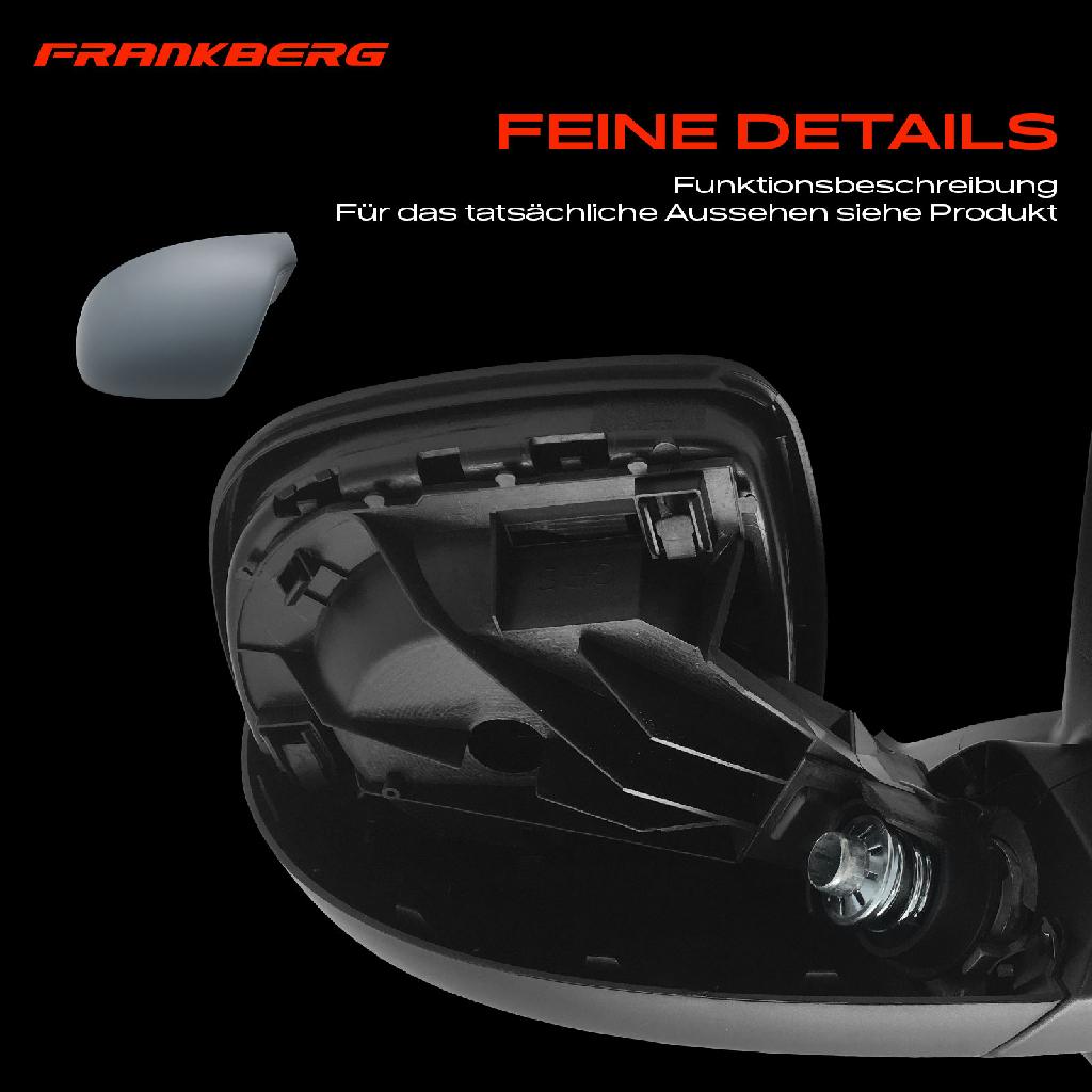 1x Außenspiegel Rechts für VW Transporter V Multivan V 7E 7H 2.0L 2003-2015