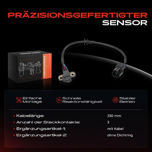 1x Kurbelwellensensor Impulsgeber für Mitsubishi Mirage Schrägheck 1.5L 1995-2000 Bild 1x Kurbelwellensensor Impulsgeber für Mitsubishi Mirage Schrägheck 1.5L 1995-2000