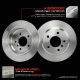 2x Bremsscheiben Hinterachse für BMW 5er E39 2.0L 2.2L 2.5L 1995-2003