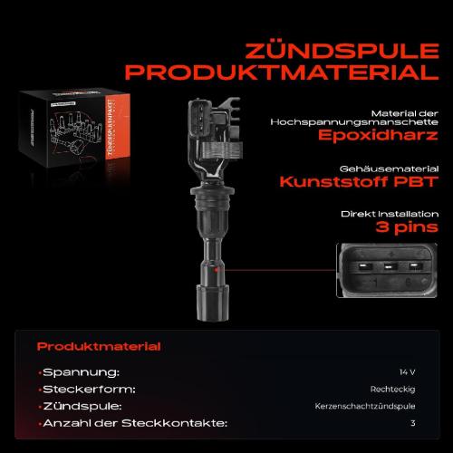 Frankberg 1x Zündmodul Zündspule für Mazda 323 F VI BJ 323 S VI 1.5L 1.6L 1998-2004 Bild Frankberg 1x Zündmodul Zündspule für Mazda 323 F VI BJ 323 S VI 1.5L 1.6L 1998-2004