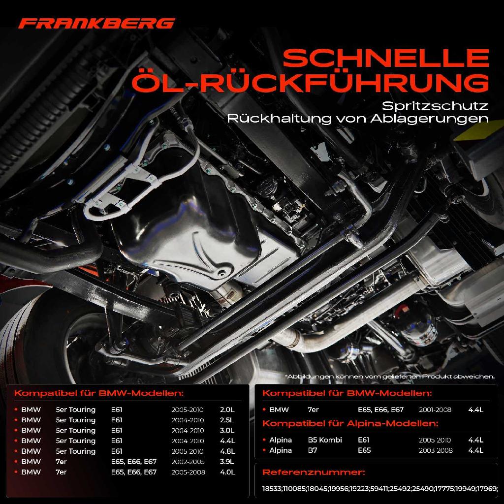 1x Ölwanne Motorölwanne für BMW 5er Touring E61 7er E65 E66 E67 Rolls-Royce Phantom VII RR1