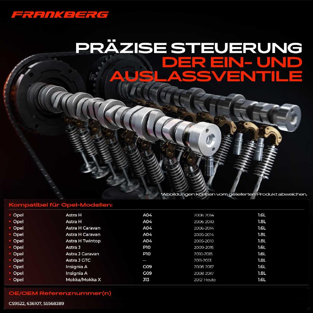 1x Nockenwelle für Opel Astra H L48 Insignia A G09 Zafira Tourer C P12 Mokka