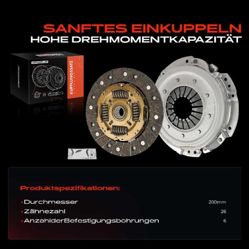 Frankberg 1x Kupplungssatz für Renault Twingo III Smart Forfour Schrägheck Fortwo Cabriolet Coupe 1.0L Bild Frankberg 1x Kupplungssatz für Renault Twingo III Smart Forfour Schrägheck Fortwo Cabriolet Coupe 1.0L