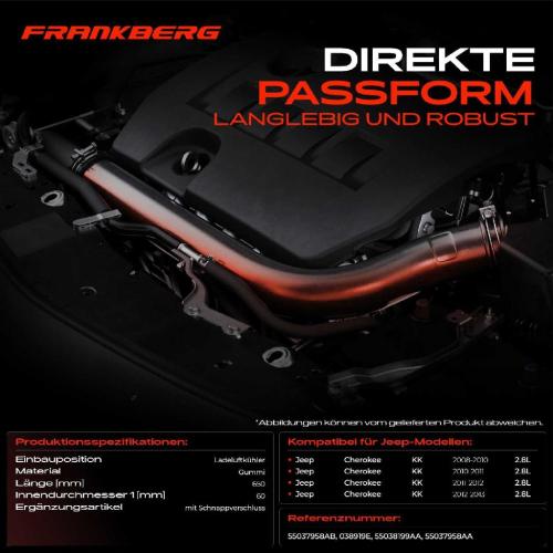 1x Kühlerschlauch Turboschlauch für Jeep Cherokee KK 2.8L 2008-2013 Bild 1x Kühlerschlauch Turboschlauch für Jeep Cherokee KK 2.8L 2008-2013