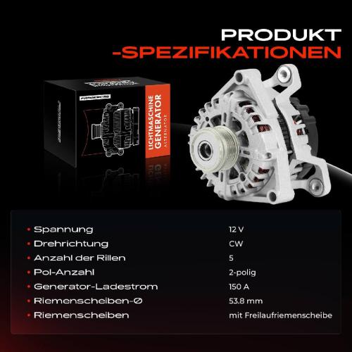 1x Lichtmaschine Generator für Opel Astra J Cascada Meriva B Zafira Tourer C Bild 1x Lichtmaschine Generator für Opel Astra J Cascada Meriva B Zafira Tourer C