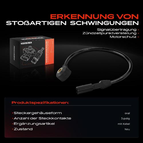 Frankberg 1x Klopfsensor Klopfgeber für VW Touareg 7P Atlas Audi Q7 4LB Bild Frankberg 1x Klopfsensor Klopfgeber für VW Touareg 7P Atlas Audi Q7 4LB