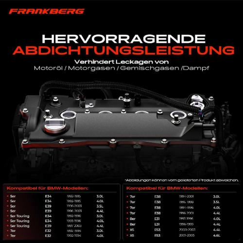 1x Ventildeckel Zylinderkopfhaube für BMW 5er E34 E39 7er E32 E38 8er E31 X5 E53 Bild 1x Ventildeckel Zylinderkopfhaube für BMW 5er E34 E39 7er E32 E38 8er E31 X5 E53