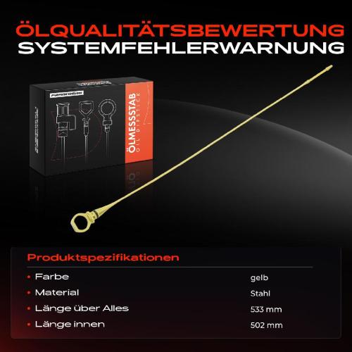 1x Ölmessstab Ölpeilstab Ölstab für Ford Fiesta V Citroën C2 Peugeot 206 SW 1.4L Bild 1x Ölmessstab Ölpeilstab Ölstab für Ford Fiesta V Citroën C2 Peugeot 206 SW 1.4L