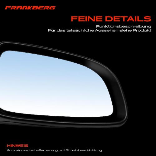 Frankberg 1x Außenspiegel Rechts für Opel Astra H A04 L70 Bj ab 2004 Bild Frankberg 1x Außenspiegel Rechts für Opel Astra H A04 L70 Bj ab 2004