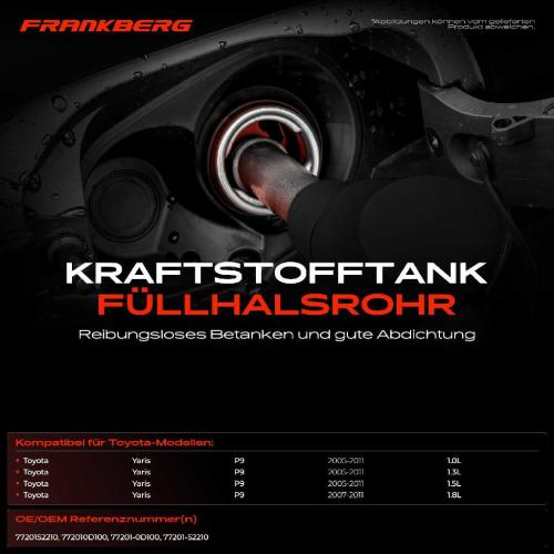 1x Kraftstoffeinfüllrohr Einfüllstutzen für Toyota Yaris P9 2005-2014 Bild 1x Kraftstoffeinfüllrohr Einfüllstutzen für Toyota Yaris P9 2005-2014