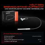 1x Seilzug Feststellbremse Vorderachse beidseitig für Toyota MR 2 III ZZW3 1.8L 1999-2007