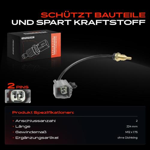 1x Sensor Kühlmitteltemperatur Temperatursensor für Ford Fiesta Focus II Mondeo IV Bild 1x Sensor Kühlmitteltemperatur Temperatursensor für Ford Fiesta Focus II Mondeo IV