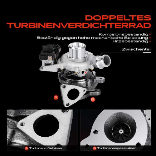 Frankberg 1x Abgasturbolader für Ford Tourneo Custom V362 Bus Transit Kasten Pritsche/Fahrgestell V363 Bild Frankberg 1x Abgasturbolader für Ford Tourneo Custom V362 Bus Transit Kasten Pritsche/Fahrgestell V363