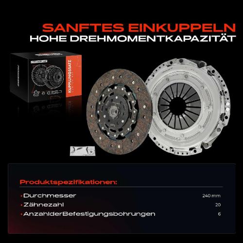 Frankberg 1x Kupplungssatz für Opel Astra J Caravan GTC Stufenheck K Sports Tourer Insignia A Country B Bild Frankberg 1x Kupplungssatz für Opel Astra J Caravan GTC Stufenheck K Sports Tourer Insignia A Country B