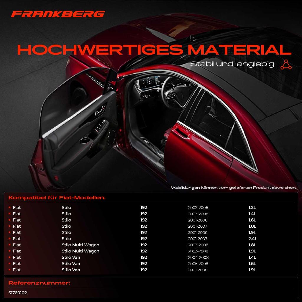 1x Türfeststeller Türfangband Türstopper Vorne für Fiat Stilo Multi Wagon 192