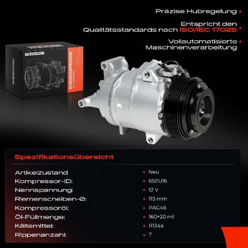 1x Klimakompressor für Lexus GS S19 2005-2011 IS C GSE2 2009-2015 Bild 1x Klimakompressor für Lexus GS S19 2005-2011 IS C GSE2 2009-2015