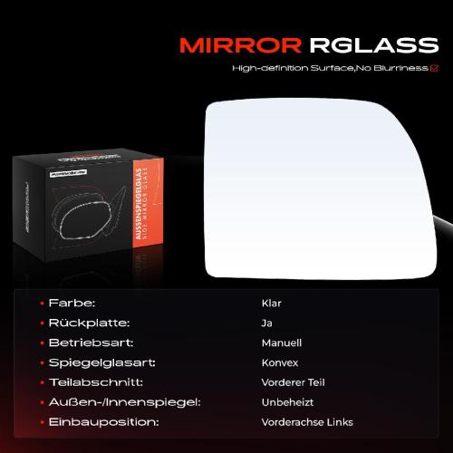 1x Spiegelglas Außenspiegel links für VW Crafter SX SYI SYJ SZ MAN TGE UZ Bild 1x Spiegelglas Außenspiegel links für VW Crafter SX SYI SYJ SZ MAN TGE UZ