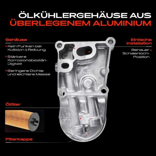 Frankberg 1x ÖlkühlerÖlfilter für Ford Focus Tourneo Connect Transit Connect P65 1.8L Bild Frankberg 1x ÖlkühlerÖlfilter für Ford Focus Tourneo Connect Transit Connect P65 1.8L
