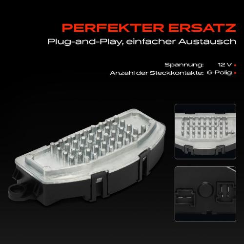 1x Widerstand Vorwiderstand Gebläsemotor für Land Rover Discovery V L462 Bj ab 2016 Bild 1x Widerstand Vorwiderstand Gebläsemotor für Land Rover Discovery V L462 Bj ab 2016