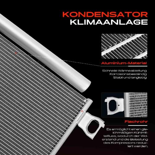 Frankberg 1x Kondensator Klimaanlage für Mercedes-Benz C-Klasse W203 CL203 S203 CLK A209 C209 Bild Frankberg 1x Kondensator Klimaanlage für Mercedes-Benz C-Klasse W203 CL203 S203 CLK A209 C209