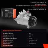 1x Klimakompressor für Mercedes-Benz C-Klasse C204 W204 S204 E-Klasse W212 A207 2008-2020