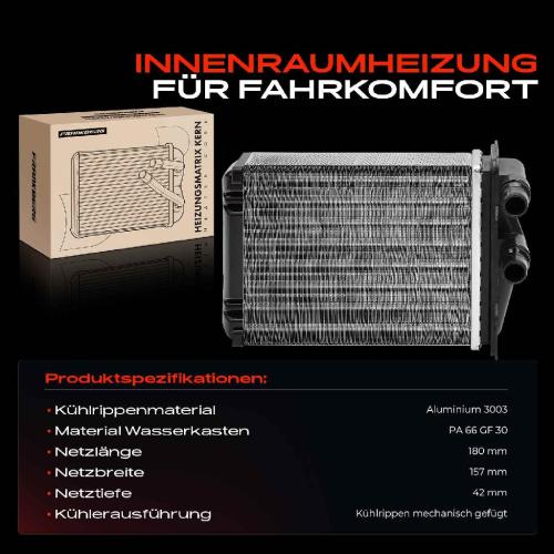 1x Wärmetauscher Innenraumheizung für Opel Vivaro Renault Trafic JL EL FG Nissan Bild 1x Wärmetauscher Innenraumheizung für Opel Vivaro Renault Trafic JL EL FG Nissan