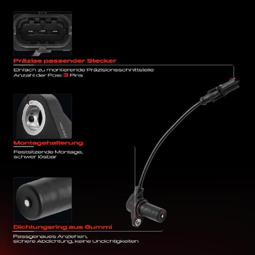 1x Kurbelwellensensor Impulsgeber für Chrysler Voyager IV 2.5L Jeep Cherokee KJ 2.8L Bild 1x Kurbelwellensensor Impulsgeber für Chrysler Voyager IV 2.5L Jeep Cherokee KJ 2.8L