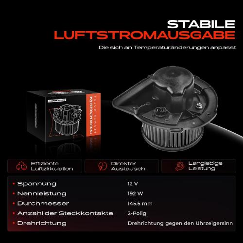 Frankberg 1x Gebläsemotor Innenraumgebläse für VW Golf Passat Transporter Audi 80 Seat Bild Frankberg 1x Gebläsemotor Innenraumgebläse für VW Golf Passat Transporter Audi 80 Seat
