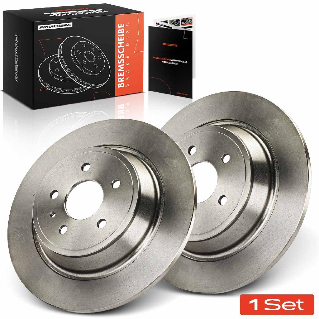 2x Bremsscheiben Hinterachse für Ford Kuga II Van Mondeo V Stufenheck DM2 Bj ab 2013