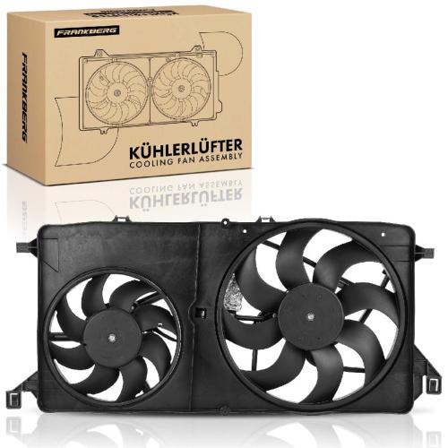 Frankberg 1x Motorkühller Doppellüfter mit Kühlerlüfterrahmen Ford Transit FA FB FF Transit Tourneo Bild Frankberg 1x Motorkühller Doppellüfter mit Kühlerlüfterrahmen Ford Transit FA FB FF Transit Tourneo