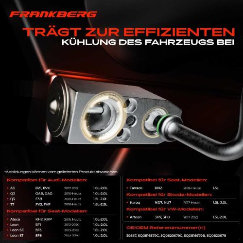 1x Expansionsventil Klimaanlage für VW Golf Audi A3 8V Q2 Q3 TT Seat Leon III Skoda Bild 1x Expansionsventil Klimaanlage für VW Golf Audi A3 8V Q2 Q3 TT Seat Leon III Skoda
