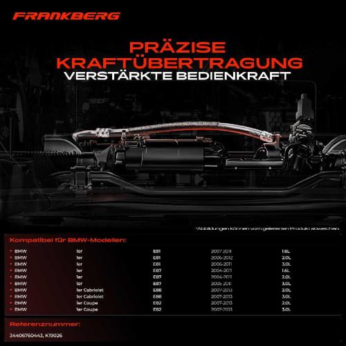 1x Seilzug Feststellbremse Hinterachse beidseitig für BMW 1er Cabriolet Coupe E81 E82 E87 E88 Bild 1x Seilzug Feststellbremse Hinterachse beidseitig für BMW 1er Cabriolet Coupe E81 E82 E87 E88