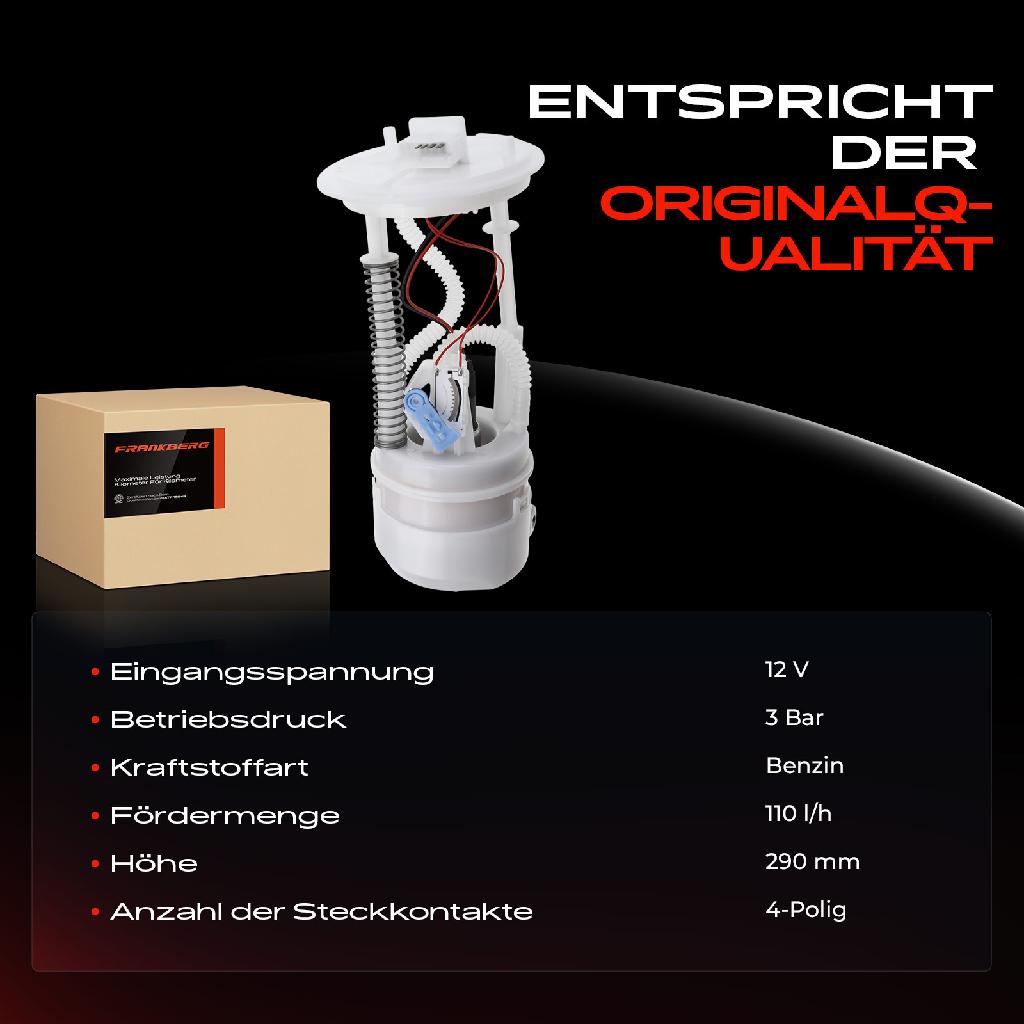 1x Kraftstoffpumpe für Alfa Romeo 156 932 156 Sportwagon GT 937 1.6L 1.8L 2.5L 3.2L 2003-2010