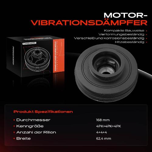 1x Riemenscheibe Kurbelwelle für Honda CR-V I RD 2.0L 1995-2002 Bild 1x Riemenscheibe Kurbelwelle für Honda CR-V I RD 2.0L 1995-2002