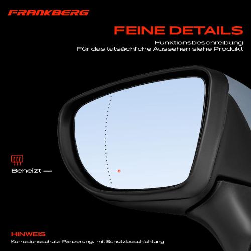 Frankberg 1x Au enspiegel Links f r Renault Clio IV Grandtour Kasten/Schr gheck BH KH Bild Frankberg 1x Au enspiegel Links f r Renault Clio IV Grandtour Kasten/Schr gheck BH KH