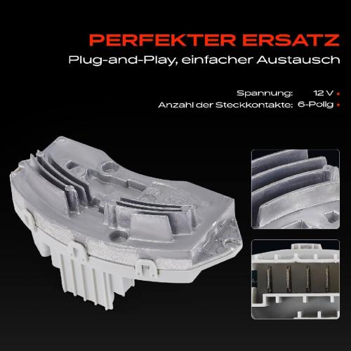 1x Widerstand Vorwiderstand Gebläsemotor für BMW E81 E82 E90 E91 E93 X1 X3 X5 X6 Z4 Bild 1x Widerstand Vorwiderstand Gebläsemotor für BMW E81 E82 E90 E91 E93 X1 X3 X5 X6 Z4