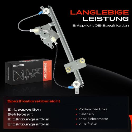 Frankberg 1x Fensterheber Vorne Links für Smart Fortwo Cabrio 450 Bild Frankberg 1x Fensterheber Vorne Links für Smart Fortwo Cabrio 450