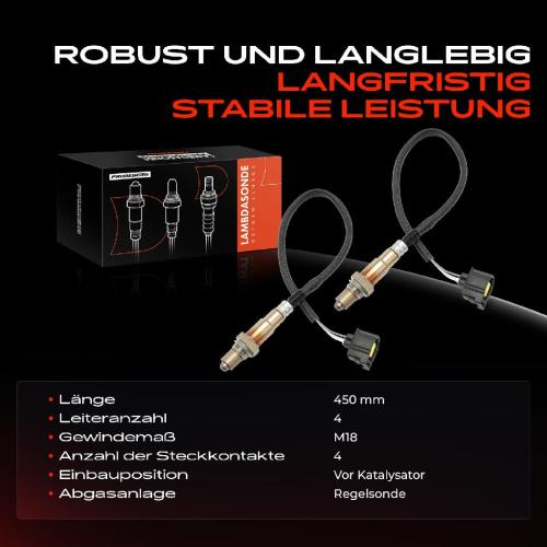 2x Lambdasonde Regelsonde Vor Katalysator für Ford Focus II III C-Max Galaxy Mondeo IV Volvo C30 Bild 2x Lambdasonde Regelsonde Vor Katalysator für Ford Focus II III C-Max Galaxy Mondeo IV Volvo C30