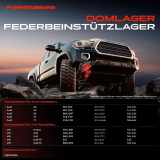 1x Domlager Federbeinstütz lager für VW Golf VII Variant Audi A3 Q2 Q3 TT Seat Leon
