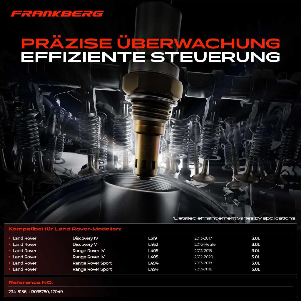 1x Lambdasonde Regelsonde Vor Katalysator für Land Rover Discovery V Range Rover IV/Sport 3.0L 5.0L