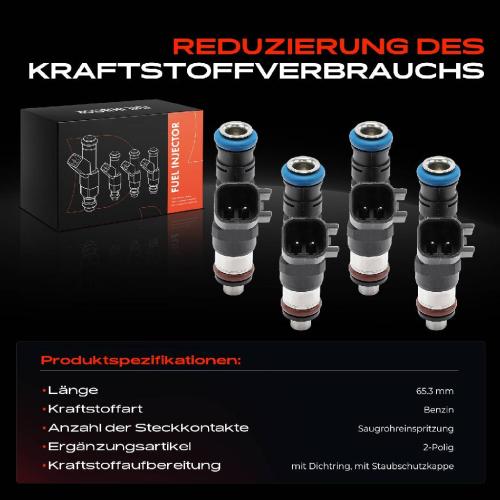 Frankberg 4x Einspritzventil Einspritzdüse für Ford Fiesta VI CB1 CCN 1.6L 2010-2012 Bild Frankberg 4x Einspritzventil Einspritzdüse für Ford Fiesta VI CB1 CCN 1.6L 2010-2012