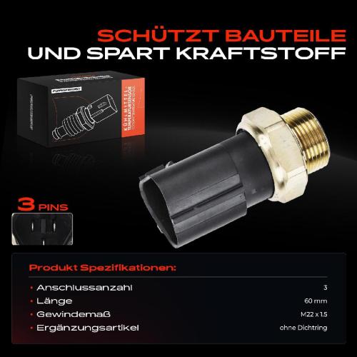 Frankberg 1x Temperaturschalter Kühlerlüfter für VW Golf IV Bora Audi A1 A3 TT Seat Skoda Bild Frankberg 1x Temperaturschalter Kühlerlüfter für VW Golf IV Bora Audi A1 A3 TT Seat Skoda